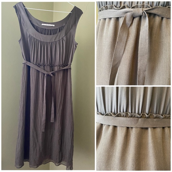 PART TWO Silk Wool Dress Midi - Picture 2 of 9